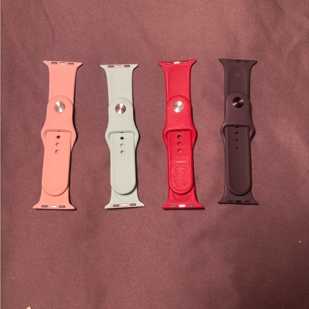 Apple Watch Silicon Band Pack of 4